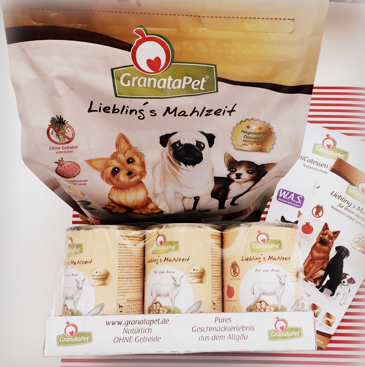 Testbericht: GranataPet Liebling’s Mahlzeit Kaninchen Sensitive & Lamm & Kartoffel mit Fenchel, Hüttenkäse& Oliven