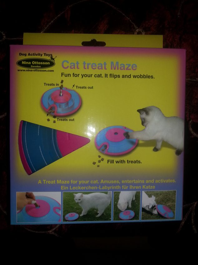 Testbericht Cat Treat Maze Intelligenzspielzeug für Katzen