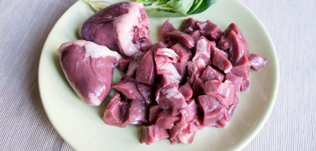 Organe auf einem Teller