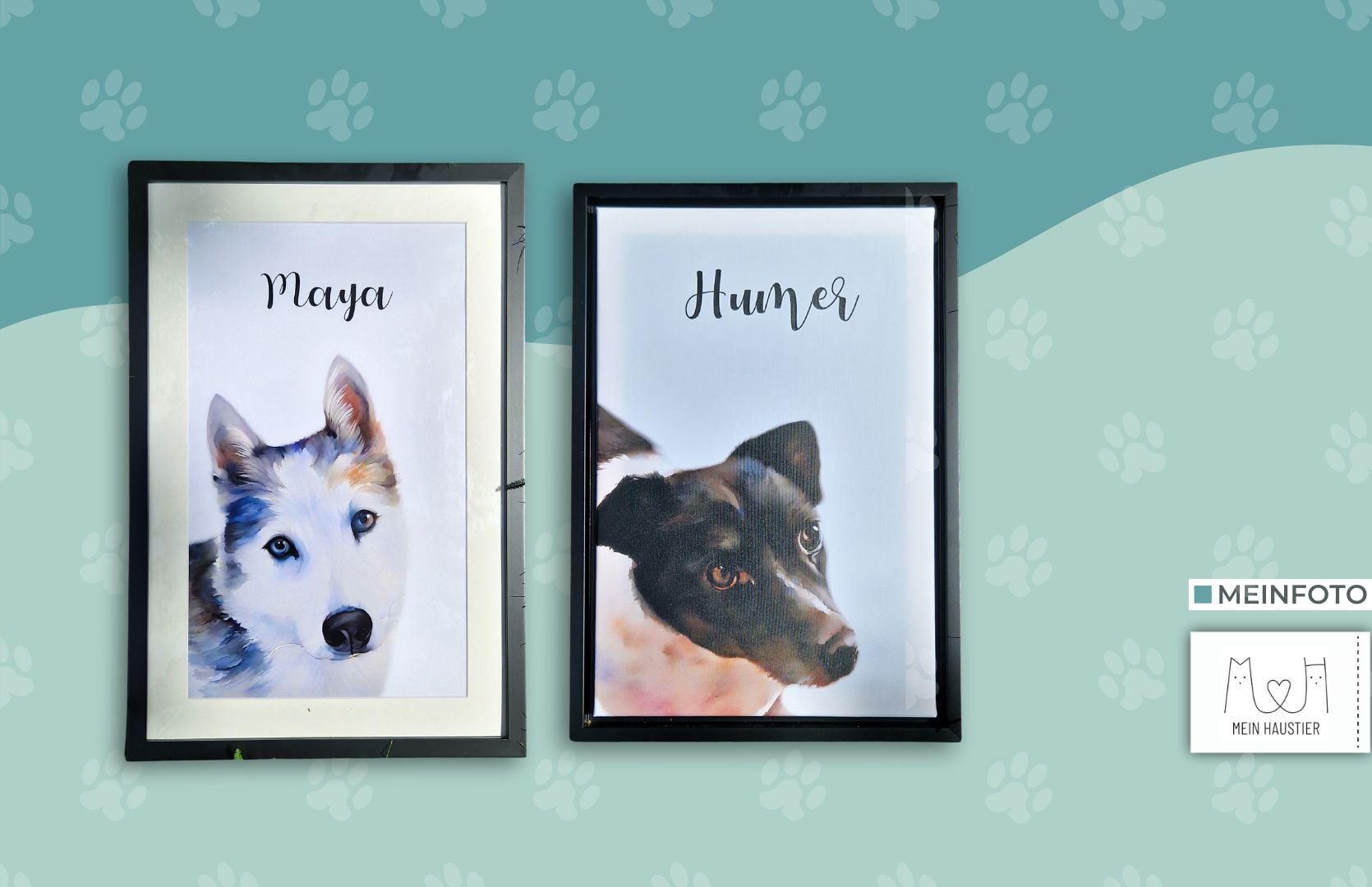 Hunde Leinwandbilder von MEINFOTO